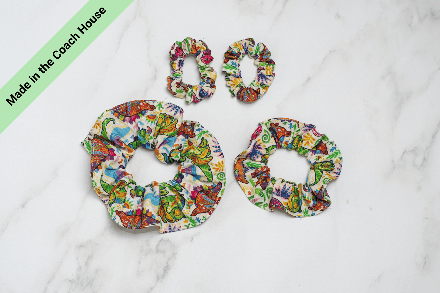 Dinosaur Scrunchies
