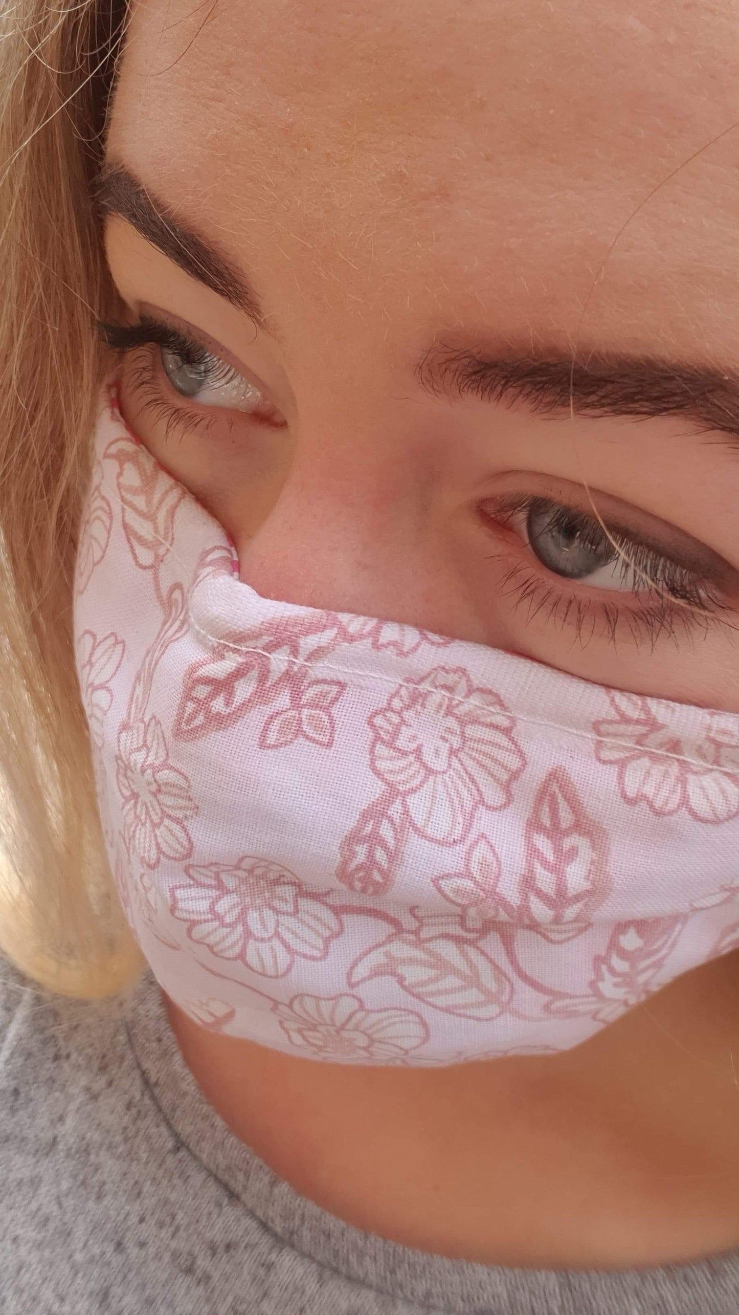 Cotton Face Mask with Filter Pocket