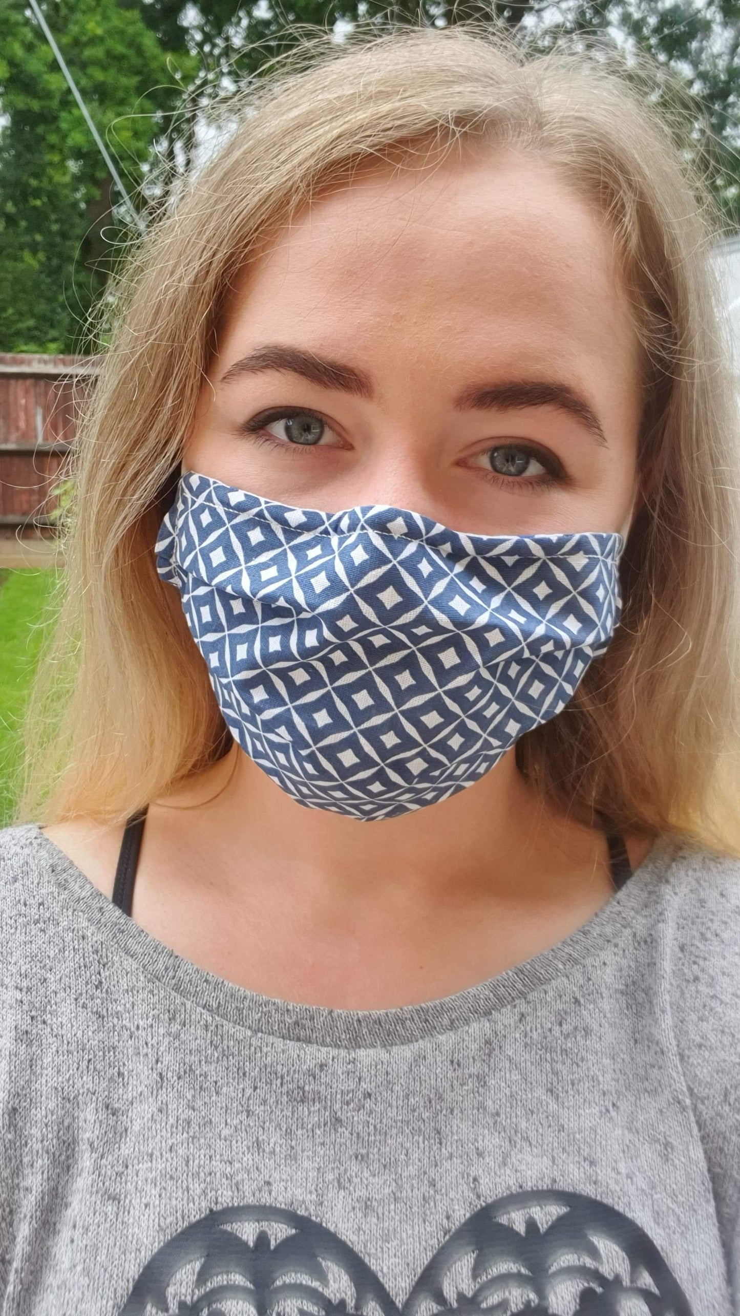 Cotton Face Mask with Filter Pocket
