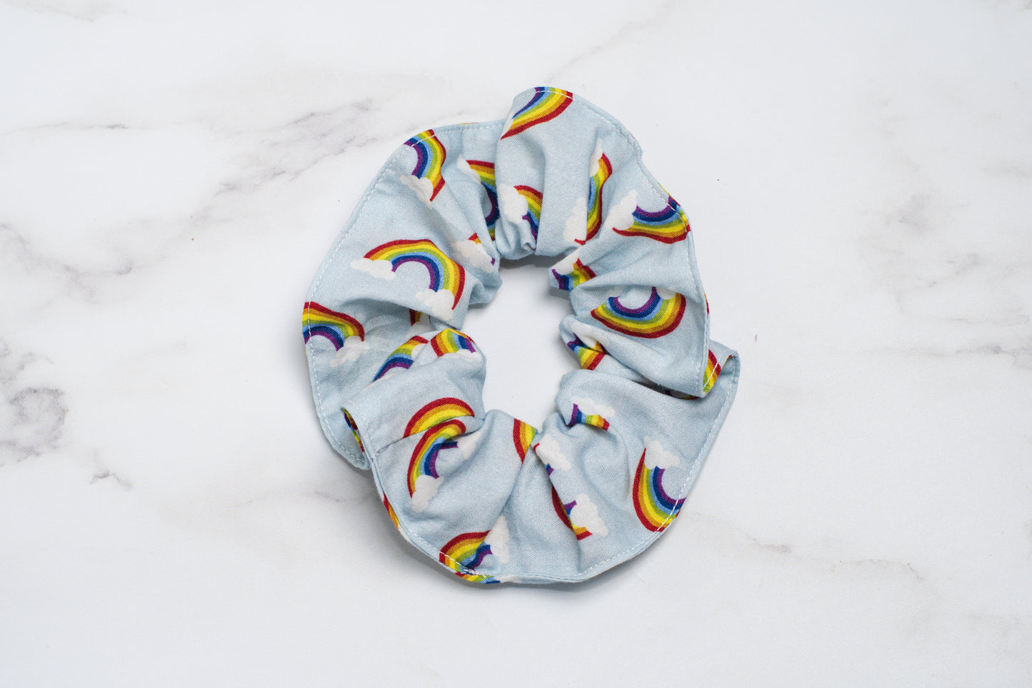 Rainbow Scrunchies