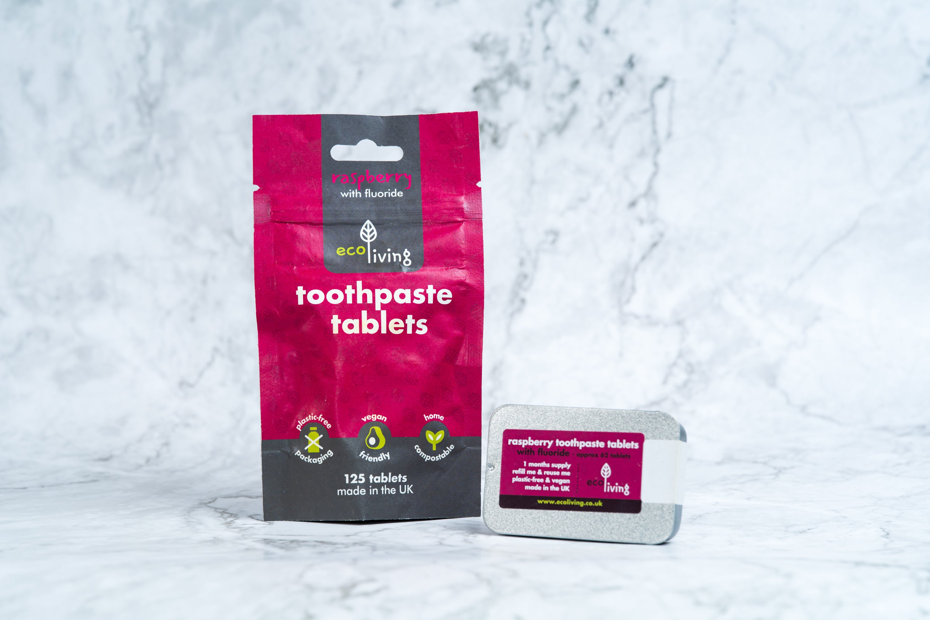 Raspberry Toothpaste Tablets – Eco Coach House