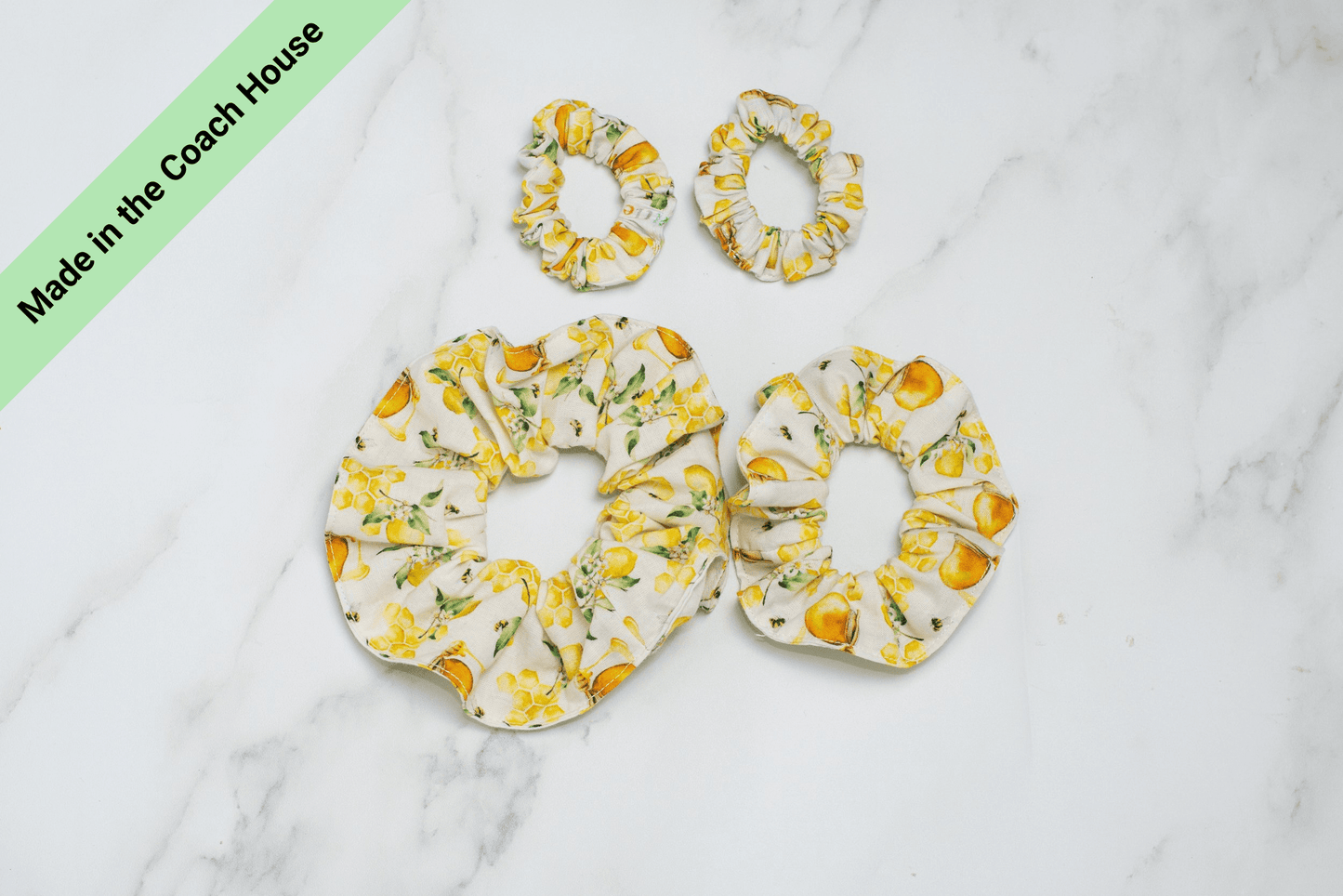 Honey and Bees Scrunchies