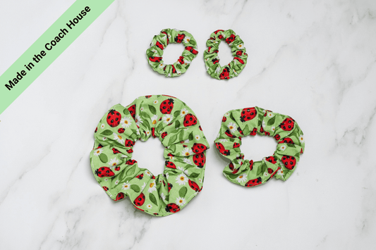 Ladybird Scrunchies